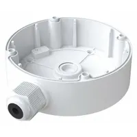 VITEK Junction Box: Screws, Ceiling/Wall, Aluminum, Waterproof, Ivory, VT-TJB03A