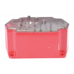Replacement transmission cover for Dayton electric chain hoists. Compatible with models 4GU70 and 4GU71. Protects internal transmission assembly from debris and damage during lifting operations in industrial environments.