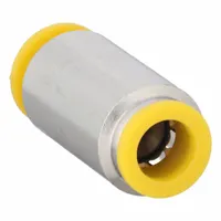 PARKER Push-Fit Union Fitting: 10 mm OD x 12 mm OD Size, Push-to-Connect x Push-to-Connect, Brass (MPN 62PLP-10M-12M)