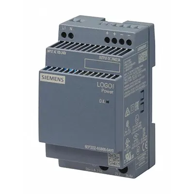 Siemens Stabilized Power Supply: DIN Rail, 60 W Output Power - Rated - DIN Rail Mount DC Power Supplies