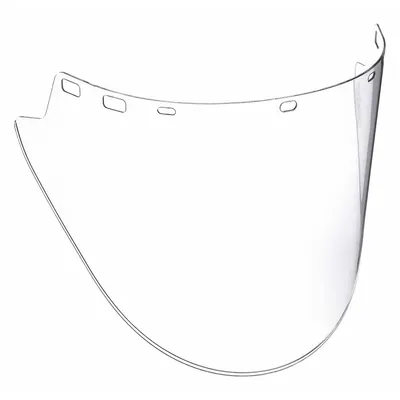 JACKSON SAFETY Face Shield Visor: 20 in Overall Wd, 10 in Overall Ht, 0.06 in Overall Thick - General Purpose Replacement Visors