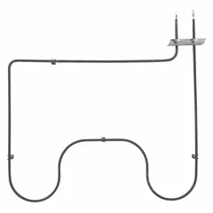 OEM replacement bake element for Whirlpool ovens. Provides the heat source for baking. Used to restore oven functionality when the original element fails or burns out.