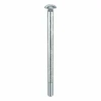 Carriage Bolt: Square Neck, 3/4"-10 Thread Size, 12 in lg, Steel, Grade 2, Zinc-Plated (MPN BULK-BOLT-791)