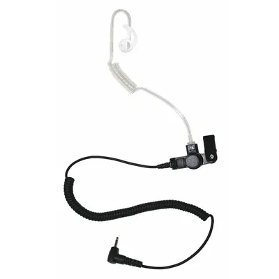EARPHONE CONNECTION Listen-Only Earpiece: Fits Universal, Earbud, Clear - Listen-Only Earpieces