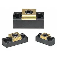 MITEE-BITE Compact Toe Clamp: Steel, Serrated/Smooth Face, M10 Bolt (MPN 54112)