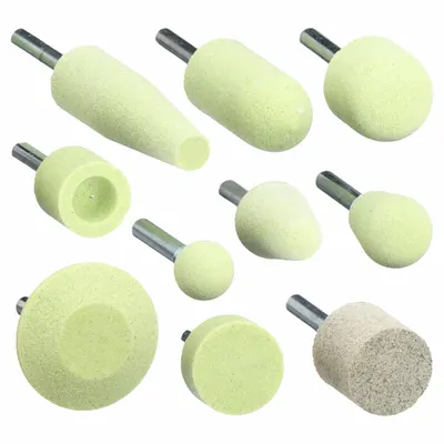 NORTON Cool-Cutting Mounted Point Kit for Stainless Steel & Nickel Alloys, 50 Pc - Cool-Cutting Mounted Point Kits for Stainless Steel & Nickel Alloys