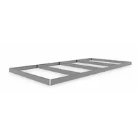 TENNSCO Shelf: 96 in x 48 in, 1,600 lb Load Capacity, Gray, Shelf (MPN ZKH-9648)