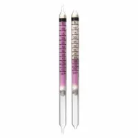 Gas detection tube for use with DRAEGER Accuro pumps. Detects chloroprene (C4H5Cl) in the range of 5 to 60 ppm. Supplied in packs of 10. Suitable for industrial hygiene and safety monitoring in environments where chloroprene may be present