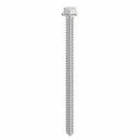 DEWALT Concrete Anchor Screw: 2 3/4 in Overall Lg, 3/16 in Dia, Steel, External Hex, Hex, 100 PK (MPN DFM12706)