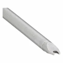 Steel spanner screwdriver with #4 tip size for engaging tamper-resistant fasteners. Used in maintenance and security applications where restricted access is required.