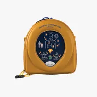 Automated external defibrillator (AED) in a soft case with semi-automatic shock delivery. Includes TSO pads and a Li-MnO2 battery. Backed by 1 year management service. Suitable for use in aviation and other environments where sudden cardiac arrest response is needed