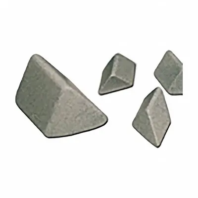 OEM APPROVED VENDOR Porcelain Finishing Media, Triangle, Polished Finish, 50 lb