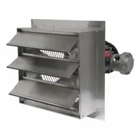 Shutter Mounted Hazardous Location Exhaust Fan: 16 in Blade, 1 Speed, 1/3 hp, 2,580 cfm, 1 ph (MPN AX16-4)