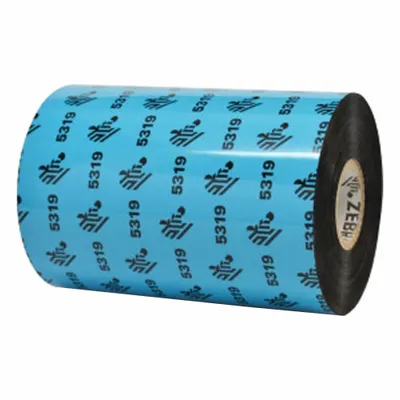 THERMAL TRANSFER RIBBON Zebra 05319BK11045 Black Wax Thermal Transfer Ribbon - Wax Thermal Transfer Ribbons