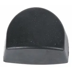 This rubber heel dolly is used for shaping and forming metal in automotive body repair. Its rubber construction helps absorb hammer impact while smoothing panels without marring the surface. Dimensions: 2-1/2 in long, 3 in wide, 1-1/2 in high, weight 17 lb.