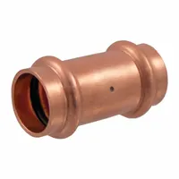 NIBCO Crimp Fitting Union: Straight, 3 in CTS x 3 in CTS size, Press-fit x Press-fit, Copper (MPN 9003050PC)