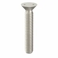 Tamper Resistant Screw: 1/4"-20 Thread Size, 1 1/2 in Lg, Stainless Steel, Plain, Flat, 25 PK (MPN 122030)