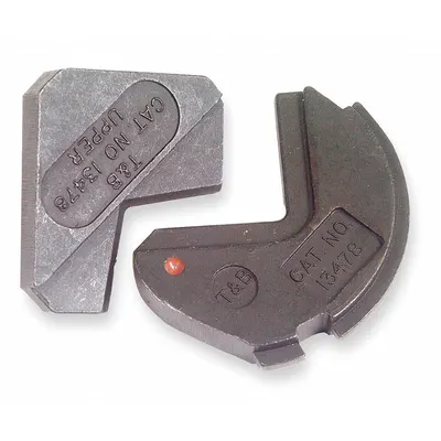 THOMAS & BETTS Upper and Lower Crimping Die: 350 kcmil Aluminum/500 kcmil Copper - Thomas & Betts Replacement Crimping Dies