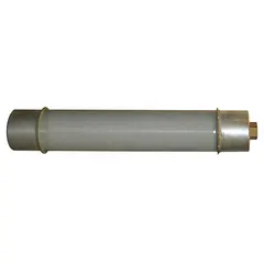 E-rated fast-acting indicating fuse rated 15 A at 5.5 kV AC. Designed for overcurrent protection in medium voltage industrial electrical systems, including motor circuits, transformers, and switchgear.
