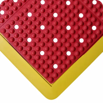 WEARWELL Emergency Shower and Eyewash: 2 ft x 3 ft, 1/2 in Thick, Drainage - Eyewash Station Drainage Mats