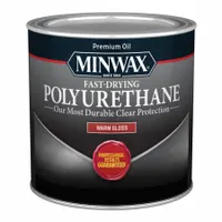 MINWAX Finish: Varnish, Interior, Oil, 0.5 pt Container Size, Wood, Gloss, Clear, Clear (MPN 230004444)