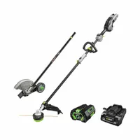 EGO Combination Kit: POWER+, 16 in String Trimmer Cutting Wd, 1 No. Batteries Included, 4.0 Ah (MPN MHC1603)