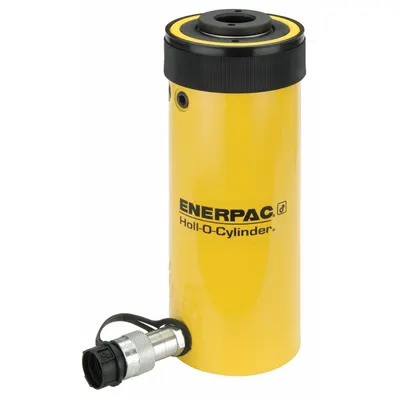 ENERPAC General Purpose Hydraulic Ram: 30 ton Nominal Capacity, 6 in Nominal Stroke Lg - General Purpose Hollow Rams