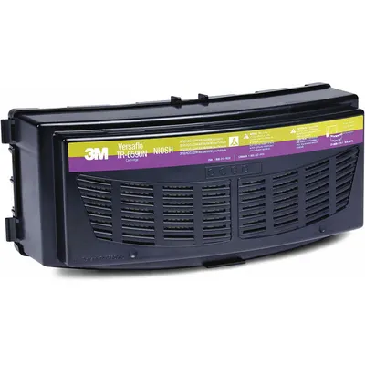 3M Combination Cartridge/Filter: TR-600, Magenta/Olive Color - 3M PAPR Particulate Filters & Vapor Cartridges