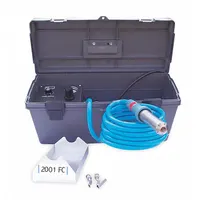 This plastic welding kit operates at 650 W and 120 V, suitable for thermoplastics up to 3/4 in thick. It is used for repair and fabrication of plastic tanks, pipes, and sheets in industrial maintenance, automotive, and construction applications