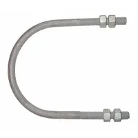 PARKER Accumulator Mounting U-Bolt: 4WB47/4WB49, 3.69 in Inside Dia., Galvanized Steel (MPN 0862090000GRG)