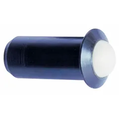 This press-fit ball plunger features a steel body and a nylon ball to reduce marring on mating surfaces. It is designed for permanent installation into a drilled hole without retaining hardware. Commonly used in jigs, fixtures, and tooling for indexing, detent, or positioning applications. Sold in a pack of 5.