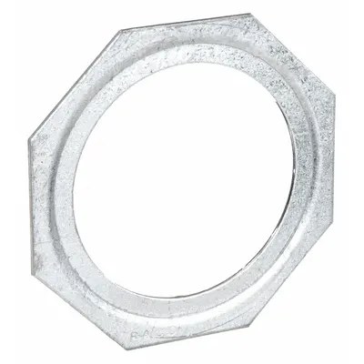 RACO Reducing Washer, 1-1/4 in x 1 in, Steel, Silver, Fittings Accessory - Reducing Washers