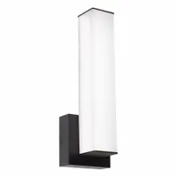 Decorative Sconce: Black, 1,100 lm, 2700K/3000K/3500K/4000K/5000K, 90 CRI, 12 W Fixture Watt (MPN TADS0514LAJUDBK)