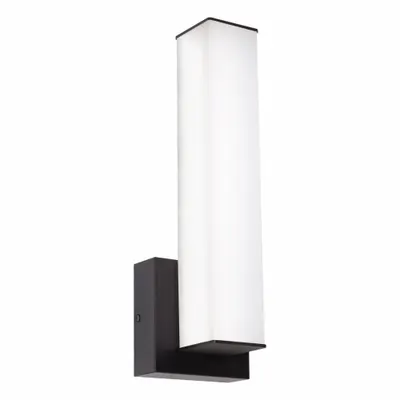 AFX INC. Decorative Sconce: Black, 1,100 lm, 2700K/3000K/3500K/4000K/5000K, 90 CRI - Tad Wall Sconces