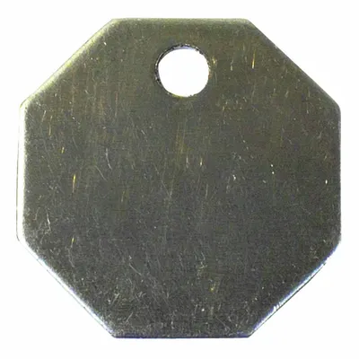 OEM APPROVED VENDOR Stainless Steel Blank Valve Tag - General Purpose Blank Valve Tags