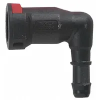 Quick connector for pneumatic or fluid line connections in fleet and vehicle maintenance. Enables rapid coupling and uncoupling without tools, reducing downtime in workshops and service bays