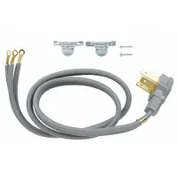 The GE Power Cord 84604 is a replacement power cord for GE ovens. It supplies electrical power to the appliance, enabling operation in commercial and residential cooking environments. This cord is used by maintenance personnel to restore oven functionality