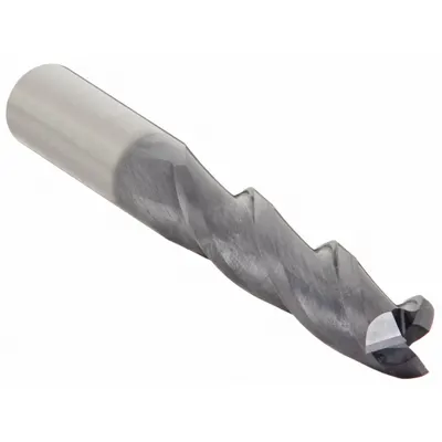 WIDIA HANITA Square End Mill: Carbide, TiAlN Coated, 3 Flute, 1/2" Mill Dia, 2" LOC - General Purpose Carbide Square End Mills