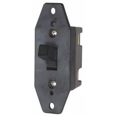 Panel-mount DPST toggle switch with On/Off function. Rated 40 A at 600 V AC and 5 hp. Screw terminal connections. Suitable for motor control, pumps, and machinery in industrial applications.