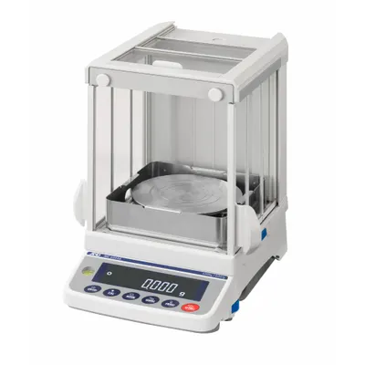 A&D WEIGHING Lab Scale: 6,200 g Capacity, 0.001 g Readability, 0.0015 g Repeatability - Precision Lab Balances