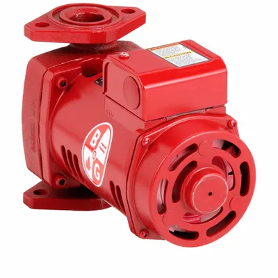 BELL & GOSSETT Hydronic Circulating Pump: 2/5 hp HP, 115V AC, Cast Iron, 1, 35 gpm, 53 ft Max. Head - General-Purpose Inline Circulator Pumps