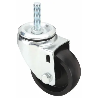 OEM Stem Caster: Swivel - Standard Threaded Stem Casters