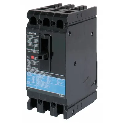 Siemens Molded Case Circuit Breaker: 45 A Amps, 10kA at 240V AC, Fixed, Load Side Lug - ED-Frame Siemens Molded Case Circuit Breakers