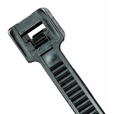 OEM Cable Tie: 6 1/2 in Nominal Lg, 1 1/2 in Nominal Max. Bundle Dia., 0.1 in Wd - All Purpose Nylon Cable Ties