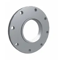 ANVIL Metal Pipe Flange: 6 in, Female NPT Threaded, Cast Iron, Flat Flange, Class 125 (MPN 0308011600)