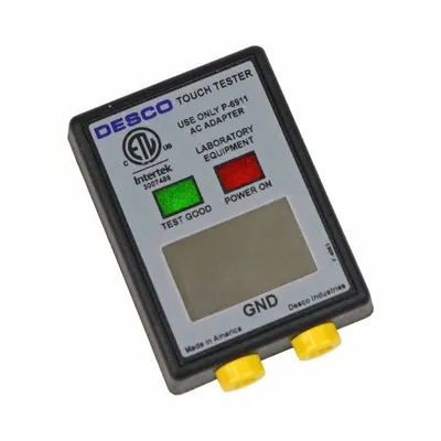 DESCO Wrist Strap Tester: Adapter, NIST, 750 kiloohm – 10 megaohm, 6 V DC Input Volt - Max - Antistatic Wrist Strap & Footwear Testers