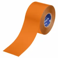 Floor Marking Tape: Solid, Orange, 4 in x 100 ft, 22 mil Tape Thick, Brady® ToughStripe® Max (MPN 177042)