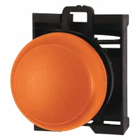 EATON Pilot Light Head: 22 mm Panel Mounting Hole Dia, Orange, Smooth, LED, M22 Series (MPN M22-L-A)