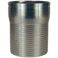 Barbed Hose Fitting: For 1 in Hose I.D., Steel x Steel, 1 in x 1 in Fitting Size, Hose Barb x NPT (MPN SAP11)