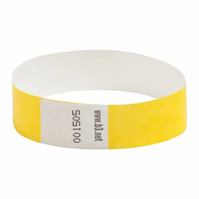 SICURIX Security Wristband: No Legend, 10 in Overall Lg, 3/4 in Overall Wd, Tyvek - Security Wristbands